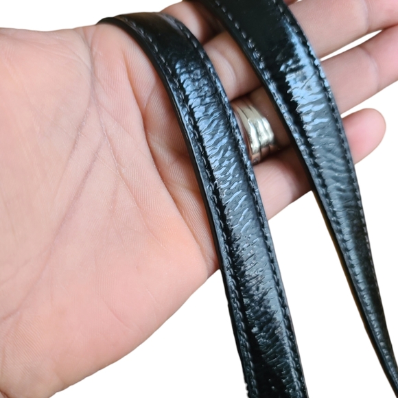 Coach Chelsea Jayden Signature C Handbag With Black Reptile Pattern Accents - Picture 15 of 17